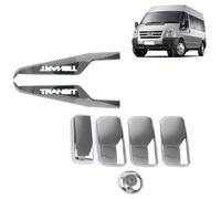 Robust Chrome Door Handle & Side Door Windows Sill Cover for Ford Transit Mk7 2006-2014