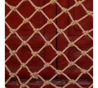 Robust Climbing Net for Adults - Universal Safety Net in Jute & Hemp - Versatile Climbing Mesh for Stairs, Playgrounds, and Safety Applications