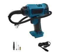 Robust Construction Handheld Air Compressor with Maximum Air Flow of 60L/min for Fast Tire Inflation (Blue)
