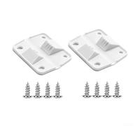 Robust Cooler Repair Essentials Two Pack of Plastic Hinges Alongside Eight Installation Screws