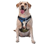 Robust Cows X-Large Printed pet Traction Vest for Pets to wear When Walking The Dog or Climbing Mountains