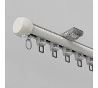 Robust Curtain Rail Aluminum Alloy Sliding Rod Room Divider 100600cm Ceiling & Wall Mount Top A 2.2m/7.2ft Curtain Track System