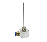 Robust Die-Cast Air Jet Nozzle for Compressor Accessories(1) | High pressure stainless steel, efficient airflow, construction, silvery finish, workshop essential