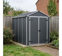Robust Durable Utility Garden Storage Shed 6x10 ft Rubicon Aluminium Frame