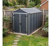 Robust Durable Utility Garden Storage Shed 6x12 ft Rubicon Aluminium Frame