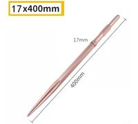 Robust Electric Hammer Chisel with Hex Shank Perfect for Breaking and Drilling Concrete and Stone with Pointed and Flat Heads (Pointy 17x400mm)