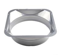 Robust Flanged Hose Adapter for Ventilation Pipes with Smooth Bore Design to Minimize Air Resistance and Improve Flow Efficiency (250mm)