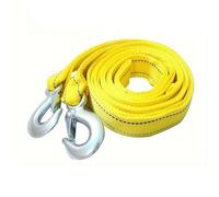 Robust Fluorescent Nylon Tow Strap for Vehicle Recovery Off-Road Emergency with High Visibility 3 Metres Length Load Capacity 3 Tonnes Ideal for Puncture Rescue Off-Road Use (Yellow, 300 cm)