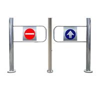 Robust Folding Barrier for Garage & Parking - 90° Half Barrier - Access Control Gate (160 x 100 cm) - Secure Entry Guardrail for Enhanced Safety