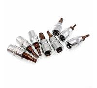 Robust For Torx Driver Bits Set Fits Sizes T8 T40 in a Single 14 Inch Drive Socket Design ()
