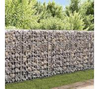 Robust Gabion Basket Planter, 120 x 30 x 50 cm, Galvanised Steel Raised Bed for Garden, Privacy Screen and Landscaping