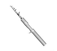 Robust Glass Composite Spin Fishing Lure Rods, Ultra Short Telescopic Fishing Rod, For From Lakes To Lively Streams(1.8M SilverB)