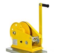 Robust Hand Winch2Way SelfLocking with Auto Brake Compact Manual Winch for Boat Trailers & Truc 544 kg Capacity Includes 20m Rope & k for HeavyDuty Use