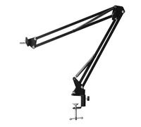 Robust Industrial Microscope Arm Stand, Flexible Swing Telescopic Boom with 50mm Lens Fixing Ring, for Laboratory Camera Operations