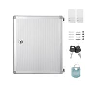 Robust Lockable Wall-Mounted Key Cabinet - Aluminum Alloy for Home Office Security Solutions and Property Management