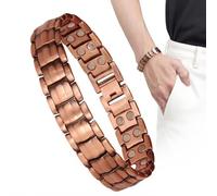 Robust Magnetic Bracelets Copper Strong - Adjustable Magnetic Power Bracelets with Strong Durability, Sports Bracelet for Men and Adults, Therapeutic Bracelet for Everyday Use and Work