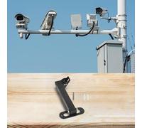 Robust Metal Wall Corner Mount Bracket for CCTV and Projector Installation, Easy Angle Adjustment for Optimal Coverage (40cm)