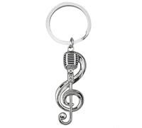 Robust Music Inspired Keyring with Alternative Shape for Those Who Value Individuality and Modern Trends