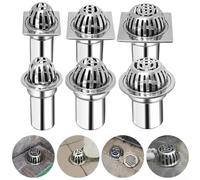 Robust Outdoor Gutter Guard Strainer, Designed to Minimize Overflow Risks with Effective Debris Prevention (Square 5inch)