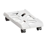 Robust PC Tower Stand - Desktop Computer Host Holder, Adjustable Tier CPU Tower Stand, PC Floor Riser, Rolling Castors, Ventilation for Gamers for Mobile Floor Mounting with 4 Wheeled Wheels