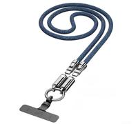 Robust Phone Wrist Lanyard with Integrated 240W USB-C Cable for Power and Data Connectivity on the Move (120cm Blue)