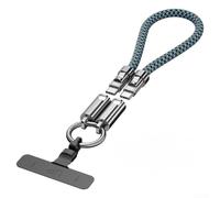 Robust Phone Wrist Lanyard with Integrated 240W USB-C Cable for Power and Data Connectivity on the Move (30cm Black)