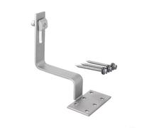 Robust Photovoltaic Roof Hooks Reliable Mounting Brackets for Solar Panels on Tile and Steel Roofs (1 Set)
