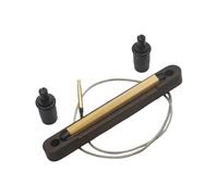 Robust Piezo Pickup Made of Wood and Metal Under the Bridge Saddle for Hard Use at Performances Durable Wood Pickup for Bass