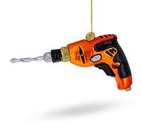 Robust Power Drill Tool - Blown Glass Christmas Ornament