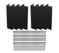Robust Raised Garden Bed Bracket Set with Screws, for Constructing 20 24 Inch High Frames, Easy Assembly and Customization (8 Pack )