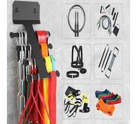Robust Resistance Band Rack Wall Mounted Solution for Organizing Gym Gear