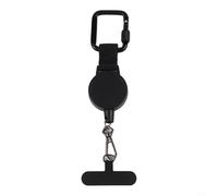 Robust Retractable Lanyard with ABS Enclosure and High Tensile Steel Cable for Secure Smartphone Carry in Dynamic Environments