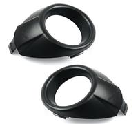 ROBUST Right Driver + Left Passenger Side Car Front Bumper Fog Light Surround Black Frame Cover Replacement for Ford Fiesta 1531739 1531751 2008-2012