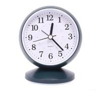 Robust Silent Alarm Clock Designed for Children's Comfort in the Morning, Non Slip Base Ensures Stability on Any (green)