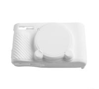Robust Silicone Camera Cover for Canon For PowerShot SX740 SX730 Easy Access to All Buttons and Ports (White)