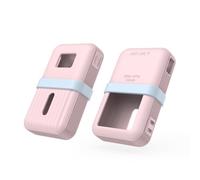 Robust Silicone Case for Anker Zolo 10,000 mAh 30 W Power Bank (A1688/A1680), 2 mm Thick and Shockproof, with Integrated Cable Holder, Scratch-Resistant and Drop-Resistant for Travel and Outdoor (Pink
