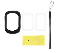 Robust Silicone Cover for Garmin For Edge 130 Shield Against Impacts and Scratches (Black)