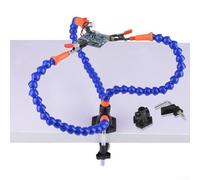 Robust Soldering Aid with Flexible Arms and Sturdy Swivel Base for Optimal Positioning (A)