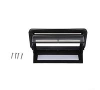 Robust SplashProof Cover for Marine Embedded Stereo Systems on Caravans RVs Yachts and For Ships Featuring Water Resistant Plastic and Clear Front Panel