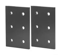 Robust Stainless Steel Connecting Plates Set with Six Holes, for Various Applications