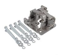 Robust Stainless Steel Invisible Hinge for Long-Term Stability on Fire Doors Stone Doors Heavy Cabinet Doors and Security Doors (Medium)