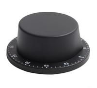 Robust Stainless Steel Mechanical Timer with Magnetic Backing for Cooking Baking and Daily Task Time Management Needs (A)