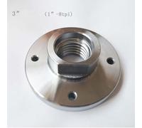 Robust Steel Lathe Face Plate 18TPI Thread for Professional Woodturning Projects (3inch)