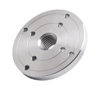 Robust Steel Lathe Face Plate 18TPI Thread for Professional Woodturning Projects (4inch)