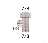 Robust T Adapter for Bidets, 3 Way Pipe Fitting, Engineered for Leak Resistance and Easy Integration into Plumbing Systems (7/8)