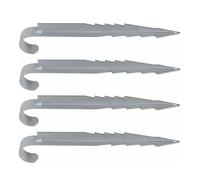 Robust trampoline anchor, ground anchor, stable anchoring in the wind, 4 metal retaining pins for garden and outdoor use