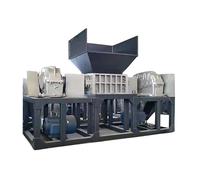 Robust Two-Shaft Shredding Machine for Plastics - Metals and E-Waste Flexible Recycling Plant Component Perfect for Small to Medium-Sized Enterprises Customizing Their Waste Stream Processing