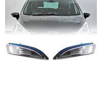 ROBUST Wing Mirror Indicator Lens Set Right and Left Side for Ford B-Max 2012-2017 Fiesta VI Mk6 2008-2017 Clear Turn Light 8A6113B381AC 1748314