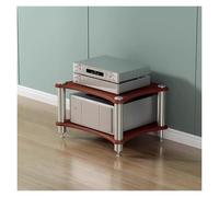 Robuster HiFi Audio Stand - Modern Stereo Rack for Living Room & Small Spaces Adjustable Media Tower Cabinet Ideal for HiFi Devices & Home Theater Systems