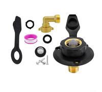Robustly Built RV City Water Inlet with Efficient Dust Protection, Keeps Your Freshwater Supply Safe